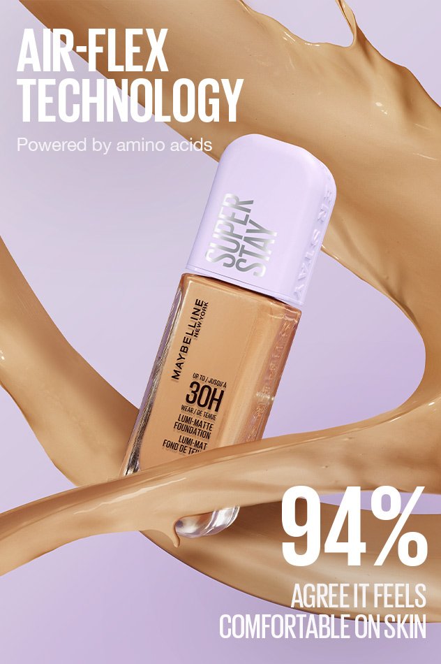 MAYBELLINE SUPER STAY AIR LUMI MATTE 5本 Maybelline SuperStay Lumi Matte - Longwear Matte Foundation