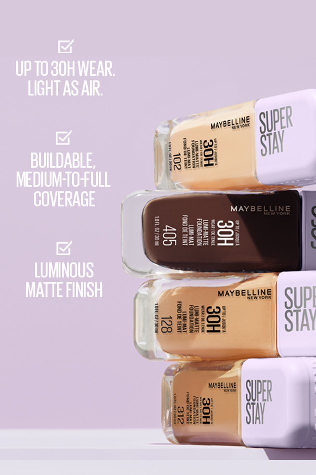 Maybelline SuperStay Lumi Matte - Longwear Matte Foundation